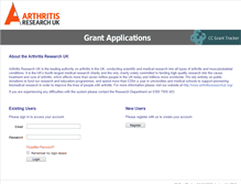 Tablet Screenshot of gt.arthritisresearchuk.org